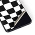 Black and White Zoomed Checkerboard Galaxy S22 Plus Skin
